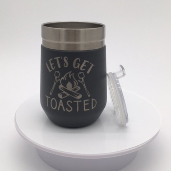 Stanley Other - Stanley 10 oz. Go Everyday Wine Tumbler Custom Engraved with Lets Get Toasted